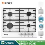 Naturel Omega Beyaz Emaye Ocak