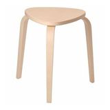 Natürel Renk Tabure 42x48x45 Cm IKEA Huş Ağacı Tabure-Sandalye Tekli