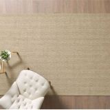 Naturel Sisal Toz Vermez Jüt Halı, 997A-Bej, 140X200