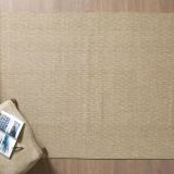 Naturel Sisal Toz Vermez Jüt Halı, 998A-Bej, 100X300