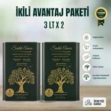 Natürel Sızma Ayvalık Zeytinyağı 3 Litre Avantaj Paketi