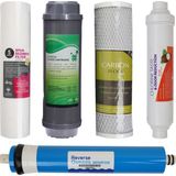 Naturel Su Arıtma Cihazları Açık Kasa Su Arıtma Cihazı Filtresi 5li Filtre Seti Çift Karbon