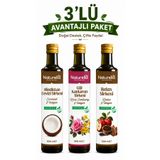 Naturella Hindistan Cevizi , Relax Ve Gül & Kanataron Sirkesi 3'Lü Set X 500 Ml