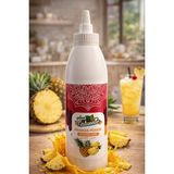 Naturello Ananas Püresi 1000 ml – Waffle, Pancake, Cheesecake, Dondurma ve Içecek Sosu - 1 lt