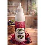Naturello Böğürtlen Püresi 1000 ml – Waffle, Pancake, Cheesecake, Dondurma ve Içecek Sosu - 1 lt