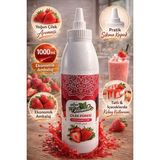 Naturello Çilek Püresi 1000 ml – Waffle, Pancake, Cheesecake, Dondurma ve Içecek Sosu - 1 lt