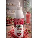 Naturello Vişne Püresi 1000 ml – Waffle, Pancake, Cheesecake, Dondurma ve Içecek Sosu - 1 lt