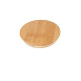 naturelove 8 cm Yuvarlak Bambu Kavanoz Kapağı - Cam Baharatlık & Kavanoz İçin Hava Almaz Ahşap Yedek Kapak