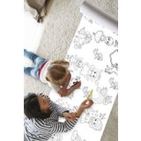 Natureplaydesign 2 Metre Dev Prenses Temalı Boyama Kağıdı