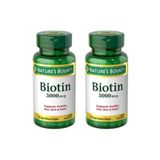 Nature's Bounty Biotin 5000 mcg 2x72 Kapsül