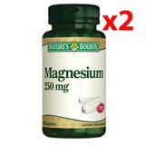 Nature's Bounty Magnesium 250 mg 2x60 Tablet
