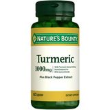 Nature's Bounty Turmeric 1000 mg Plus Black Pepper Extract 60 Kapsül Takviye Gıda