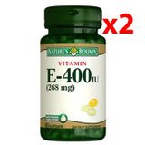 Nature's Bounty Vitamin E 400 IU 2x50 Kapsül
