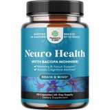 Natures Craft Nootropic Brain For Memory And Focus Support - Mental Support & Clarity With Bacopa Monnieri 60 Caps - Aromasız