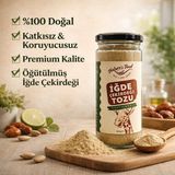 Nature's Food İğde Çekirdeği Tozu 200g Glutensiz %100 Doğal Katkısız | Lif & Protein Kaynağı | Öğütülmüş Saf İçerik - 200 gr