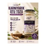 NATURES FOOD Karnıyarık Otu Tozu 300 Gr %100 Psyllium Kabuk Yüksek Lif Hızlı Jelleşen Tokluk Destekleyici