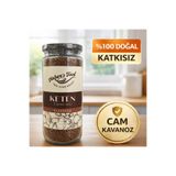 NATURES FOOD Keten Tohumu Cam Kavanoz Net 320gr Lif Deposu & Omega 3 Kaynağı | Diyet Dostu Süper Gıda