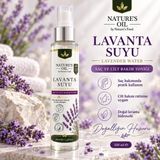 Nature's Food Nature’s Oil Lavanta Suyu 100 ml %100 Doğal Lavanta Hidrosolü – Saç ve Cilt Bakım Toniği, Sprey Lavender Water - LVT