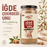 Nature's Food Sadece İğde Çekirdeği Tozu-Unu 300 gr Glutensiz | %100 Saf Çekirdek Öğütülmüş | Katkısız Doğal Ürün