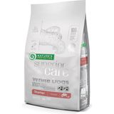 Nature's Protection Superior Care Beyaz Tüylü Köpekler Için Tahılsız Somonlu Tüm Irklar Yavru Başlangıç Köpek Maması 17KG