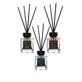 Nature's Scents Bambu Çubuklu Oda Kokusu Bergamot & Patchouli - Mixed Berries - Oceann 100 ml x 3 Adet