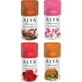 Nature's Scents Tobacco + Coffee Latte + Magnolia + Rose Oda Kokusu Yedek Makine Spreyi 4 x 250 ML