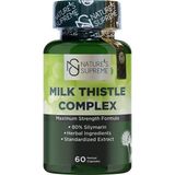 Nature's Supreme Milk Thistle Complex Güçlü Formül ile Enerji Artırıcı Takviye 60 Kapsül