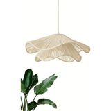 Naturesha Bohem Avize, Rustik Avize, Makrome Avize, Salon Avize, Yatak Odası Avize, Mutfak Avize, Avize,sarkıt Avize, Tekli Avize, - Krem
