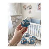 NaturessCo Balonlu Ayıcık Figürlü Bulut Bebek Magneti,Doğum,Mevlit,Doğum Günü Hediyeliği (10adet)