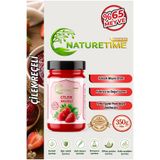 Naturetime Premium Çilek Reçeli Geleneksel Üretim Katkısız Koruyucusuz Doğal %65 Yüksek Meyve Oranı Gurme Lezzet 350 G