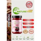 Naturetime Premium Vişne Reçeli Geleneksel Üretim Katkısız Koruyucusuz Doğal %65 Yüksek Meyve Oranı Gurme Lezzet 350 G