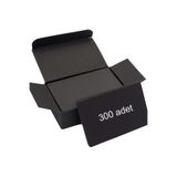 naturevo 300 Adet Siyah Etiket Kartı 9x5.3 cm – 300 gr Kalın Kağıt Yazılabilir Not ve Hediye Kartı