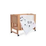 Natureza Moon Işlemeli 50*90 Bebek Nevresim Takımı 7 Parça Uyku Seti
