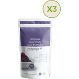 Naturiga Organik Açai Tozu 50 gr 3'lü - 150 gr