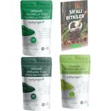 Naturiga Organik Spirulina Tozu Organik & Klorella Buğday Çimi - 100 gr