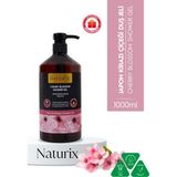 Naturix 1000 Ml Japon Kirazı Duş Jeli Paraben ve Fosfat İçermez Nemlendirici Etkili Aromalı