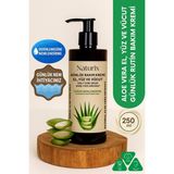 Naturix Doğal Aloe Vera Özlü Günlük Bakım Kremi 250 ml El Yüz ve Vücut İçin Yoğun Nemlendirme