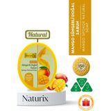 Naturix Doğal Sponge Mango Soap Peeling Etkili Nemlendirici Natural Mango Süngerli Sabun 150 gr