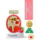 Naturix Doğal Strawberry Soap Peeling Etkili Cilt Arındırıcı Natural Çilek Süngerli Sabun 150 gr