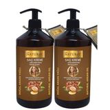 Naturix Hızlı Saç Uzatma Etkisi Doğal Argan Yağlı 2x500 ml Saç Bakım Kremi