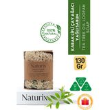 Naturix Kabak Lifli Çay Ağacı Yağı Özlü Sabun 130 gr | Arındırıcı, Gözenek Sıkılaştırıcı ve Ferahlatıcı - 1 Adet