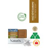Naturix Keçi Sütü Sabunu 125 Gr - Akne Kurutucu, Siyah Nokta Karşıtı Ve Peeling Etkili Doğal Sabun