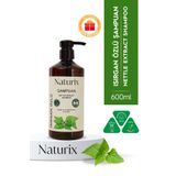 Naturix Kepeğe Karşı Tuzsuz Isırgan Otu Şampuanı – Paraben Ve Fosfat Içermeyen Saç Bakımı (600 ML)