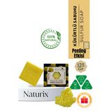 Naturix Kükürt Sabunu 125 gr | Arındırıcı Peeling Etkili, Sebium Dengeleyici