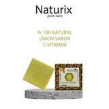 Naturix Limon Sabunu 125 gr – Ve Siyah Nokta Karşıtı, C Vitaminli Doğal Sabun