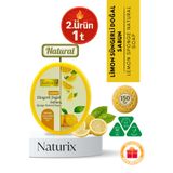 Naturix Limon Süngerli Sabun 150 gr | Doğal Limon Soap | Peeling Etkili Cilt Arındırıcı