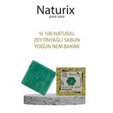 Naturix Natural Zeytinyağlı Sabun Cilt ve Saç Sabunu Doğal Nemlendirici Arındırıcı