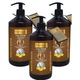 Naturix Onarıcı Keratin Bakım 3x500 ml Kolay Tarama Tuzsuz Saç Kremi