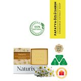 Naturix Papatya Sabunu 125 Gr - Atopik Ciltler İçin Rahatlatıcı, Nemlendirici Ve Canlandırıcı Doğal Sabun