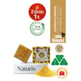 Naturix Safran Çiçeği Sabun 125 gr | Leke Önleyici, Onarıcı, Nem Ve Bakım Sabunu